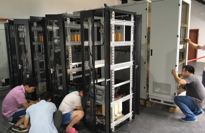 （国网某电科院）清洁能源与智能用电协调控制系统生产调试现场